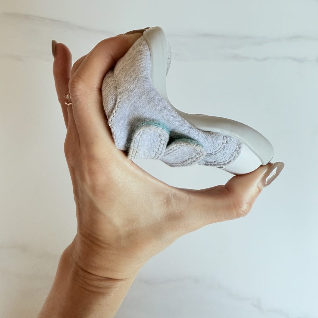 Image showing flexibility of Ten Little shoe sole