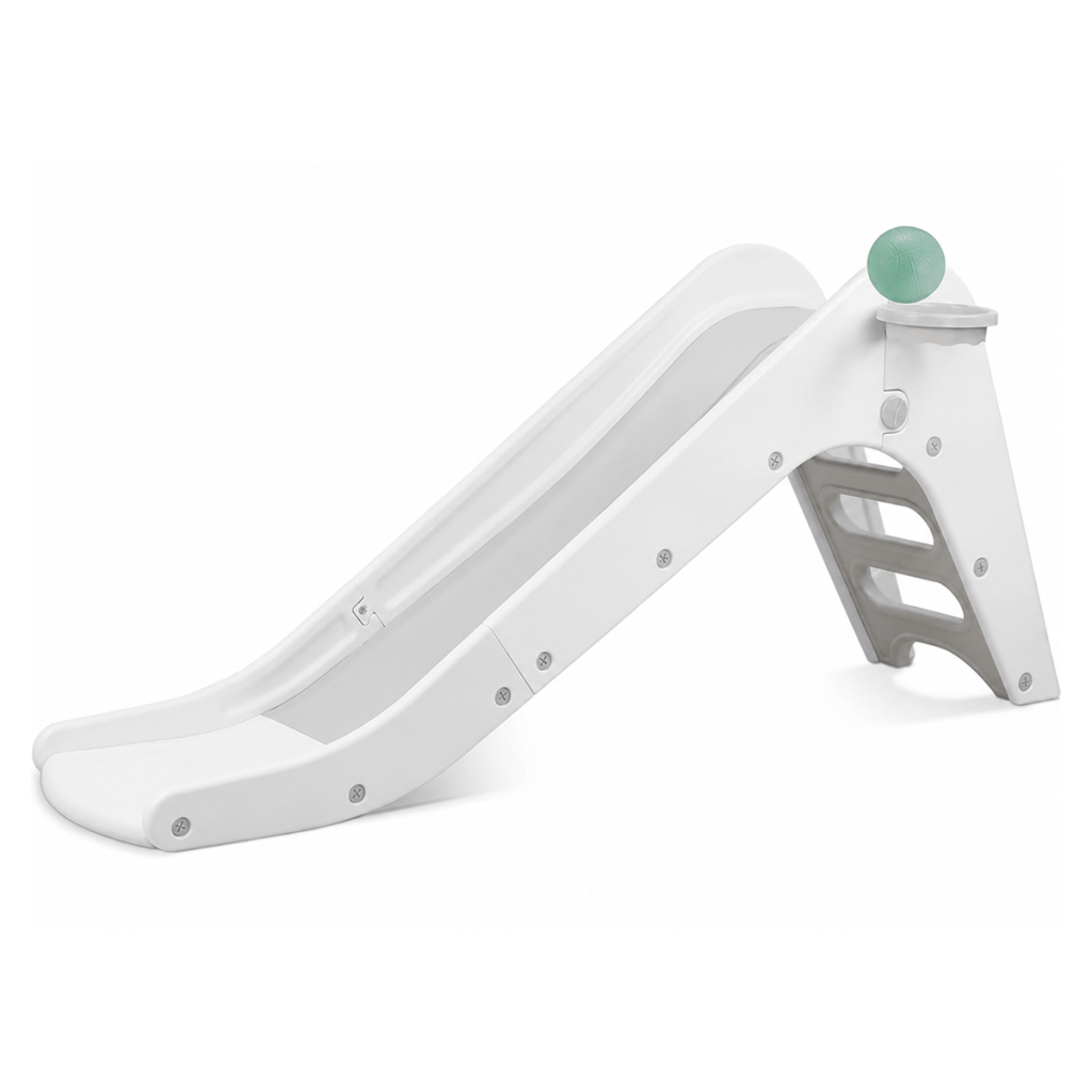 Image of a white children's slide