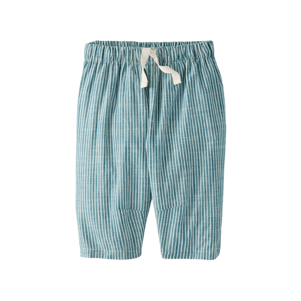 Image of Baby Poplin Barrel Pants in teal